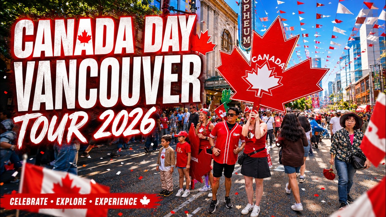 🇨🇦 Canada Day Vancouver Tour 2026 | The Ultimate Celebration in 4K