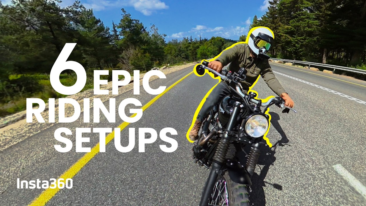 Best motorcycle 360 camera setups - Insta360 X5