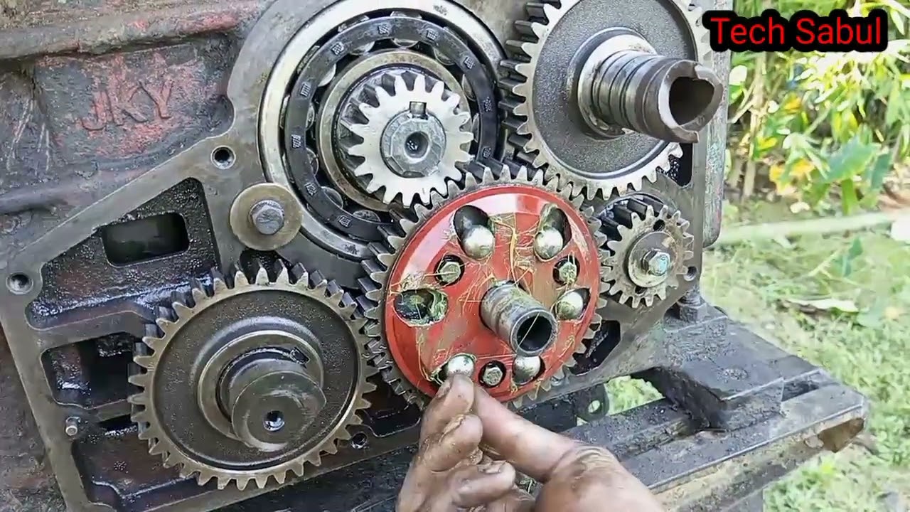 25HP Diesel Engine Gear Timing Setting@Repair China Diesel Engine