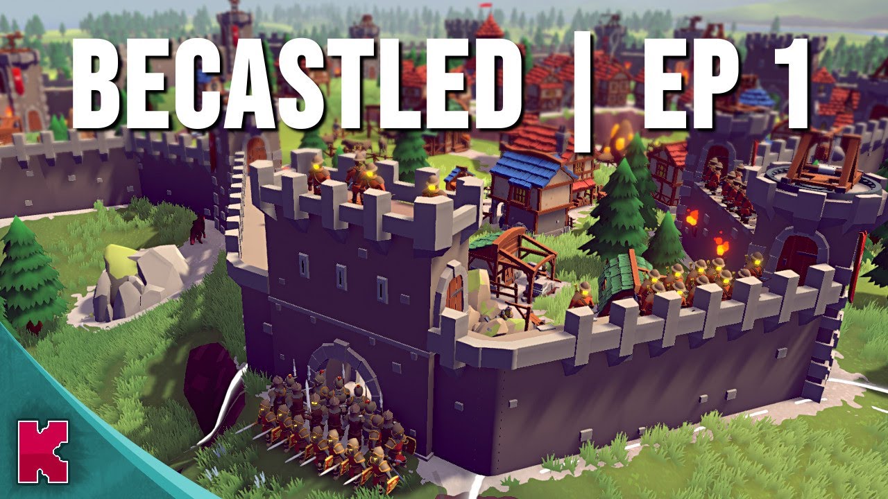 Becastled - Construire une Ville Fortifiée et Se Défendre - ép. 1 gameplay fr