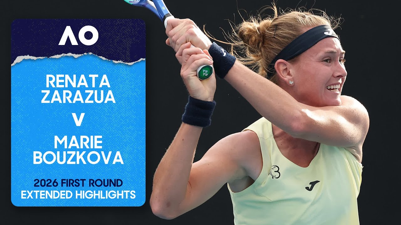 Renata Zarazua v Marie Bouzkova Extended Highlights | Australian Open 2026 First Round