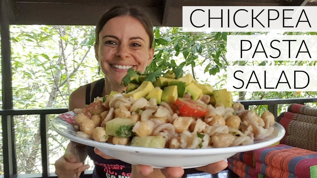 CHICKPEA PASTA SALAD RECIPE