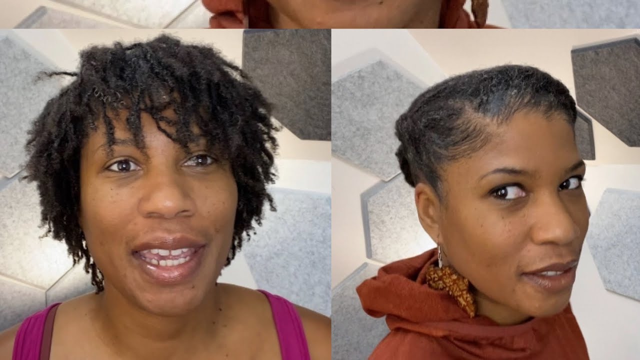How I style my microlocs: 10-minutes and two cornrows