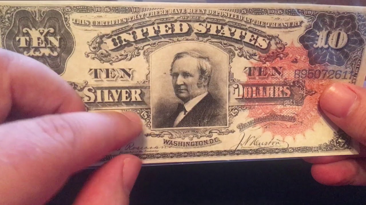 Top 10 large size silver certificates
