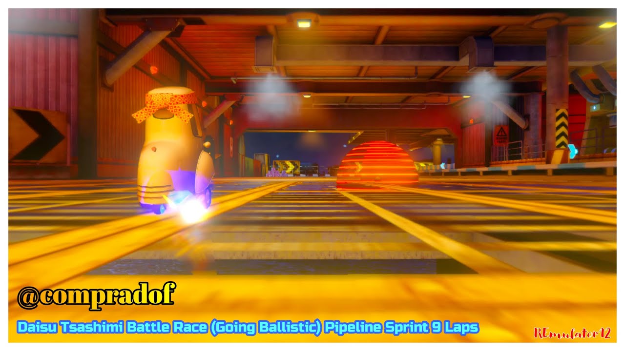 Cars 2 The Video Game | Daisu Tsashimi - Battle Race (Going Ballistic) | Pipeline Sprint 9 Laps