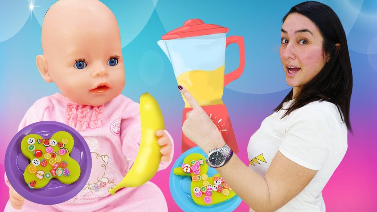 Video e giochi per bambini. La torta di mele. Le bambole Baby Born e Chi Chi Love
