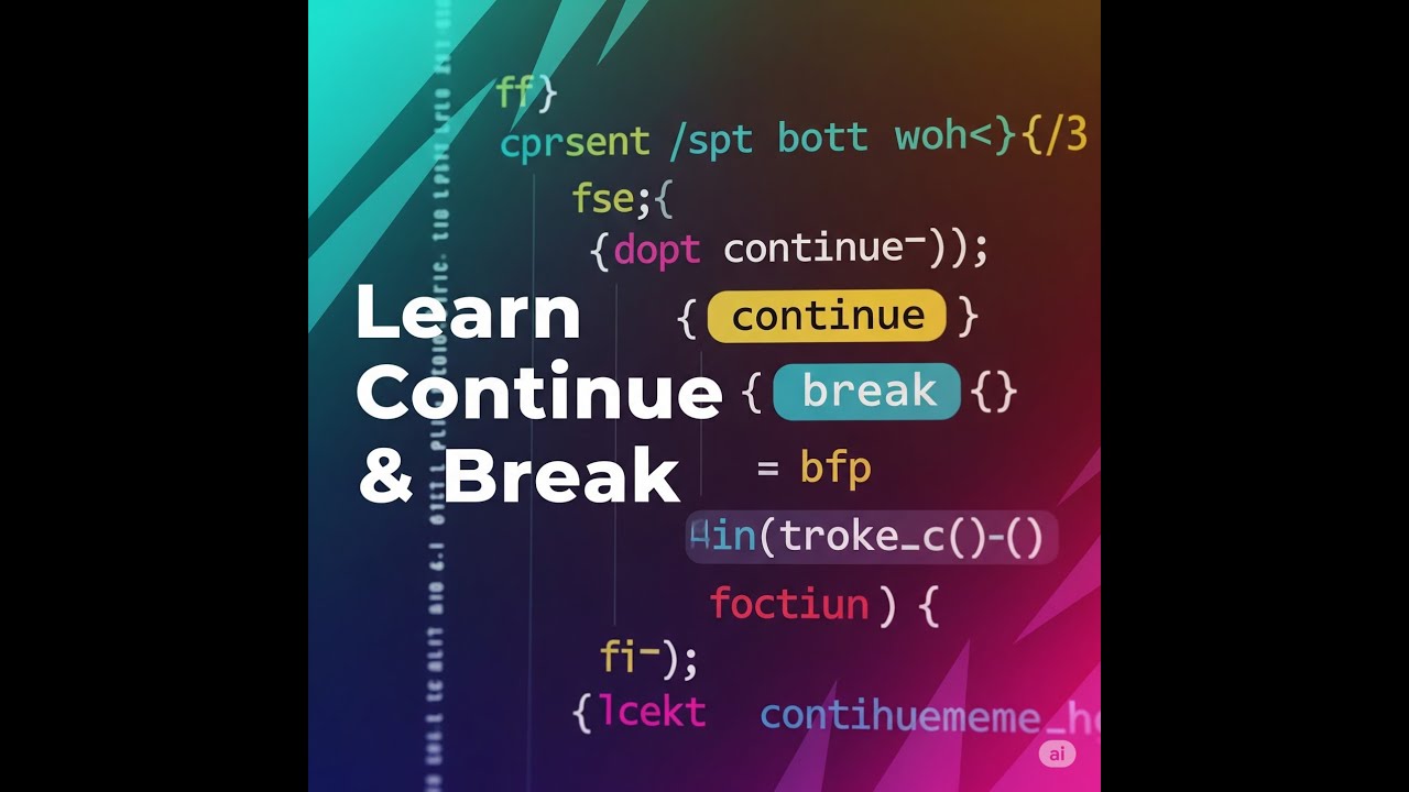 Break vs Continue in Programming