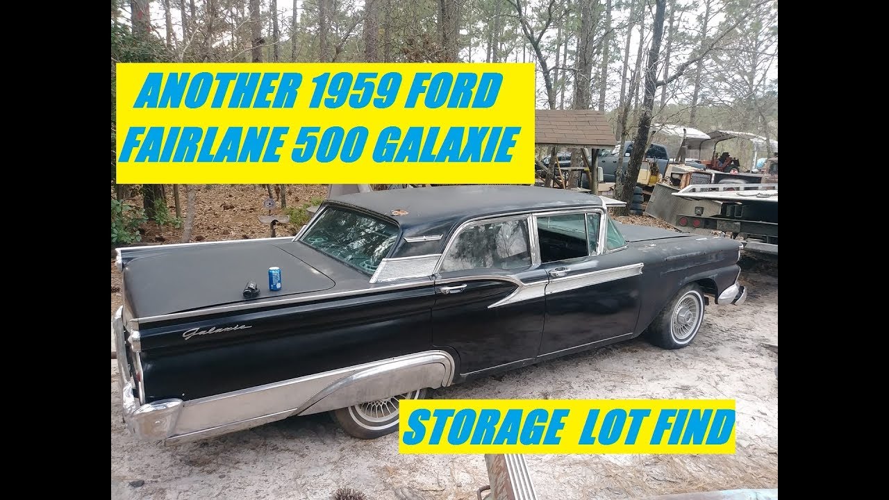 Находка на складе Ford Galaxy Fairlane 500 1959 года выпуска