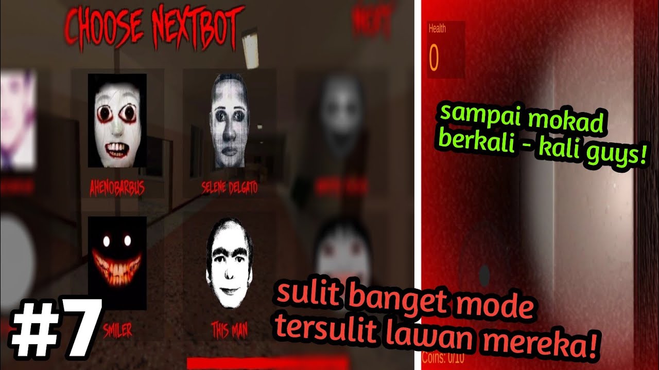 di gebukin anomali wajah sampai mokad! : nextbot chasing part 7 (Extreme Mode)