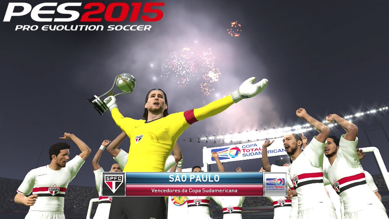 PES 2015: Gameplay, Sudamericana Final (São Paulo x Estudiantes de La Plata no Morumbi)