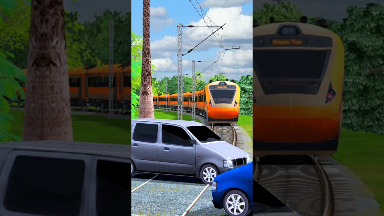 HEAVY TRAFFIC AT RAILGATE | STOPS THE TRAIN 😱 