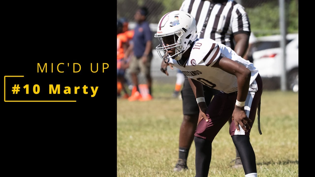 MIC'D UP Marty #10  - Westside Mustangs vs SouthSide 13u
