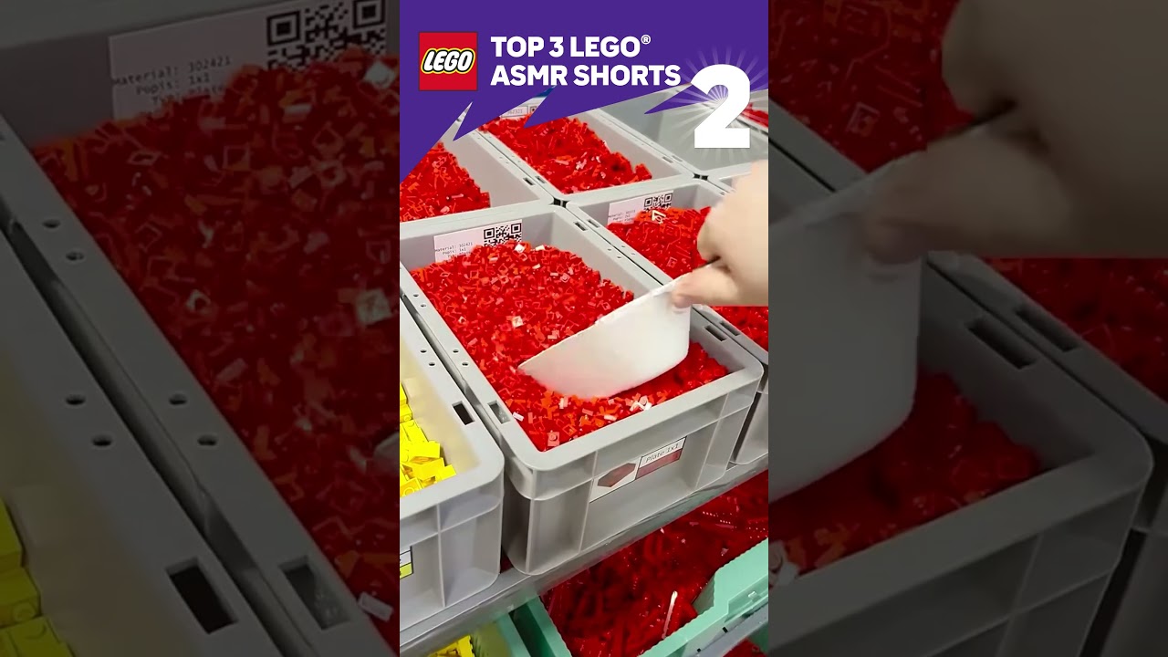 TOP 3 LEGO&reg; Sounds That Will SATISFY Your Brain! 👂🧠 #shorts #asmr