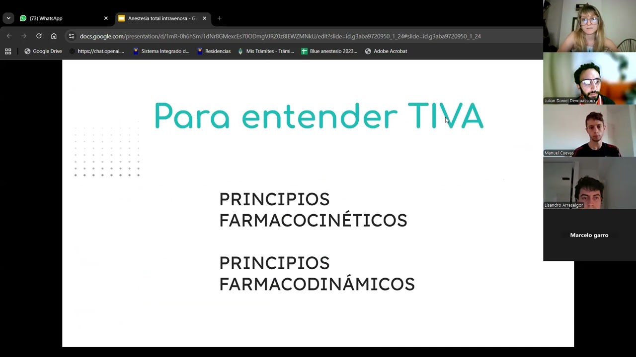 Anestesia Total Intravenosa - TIVA. Modelos y sistemas. Parte 1