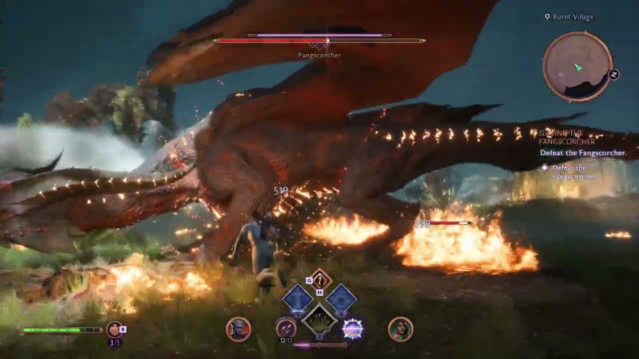 How To Kill A Dragon | Fangscorcher #dragonagetheveilguard