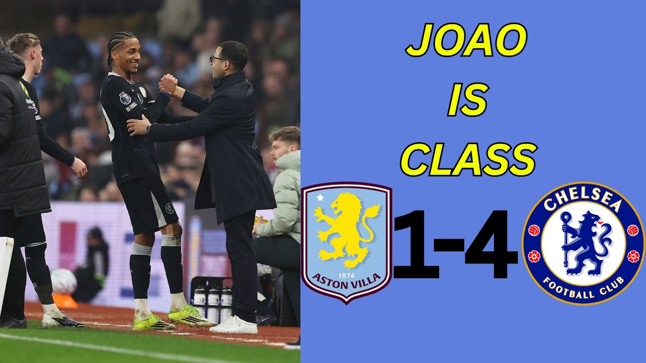 Chelsea's new number 9!! Aston Villa 1-4 Chelsea