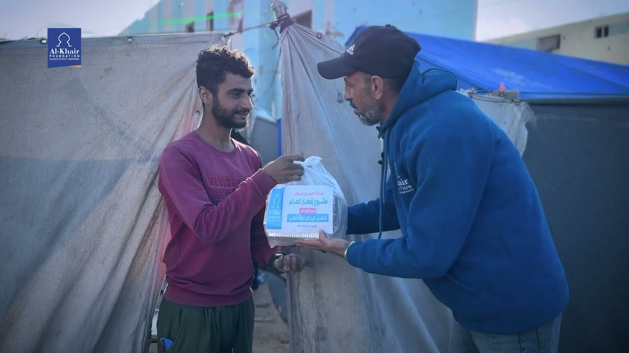 إفطار صائم في غزة طوال رمضان | مؤسسة الخير تجهز وجبات للعائلات المحتاجة