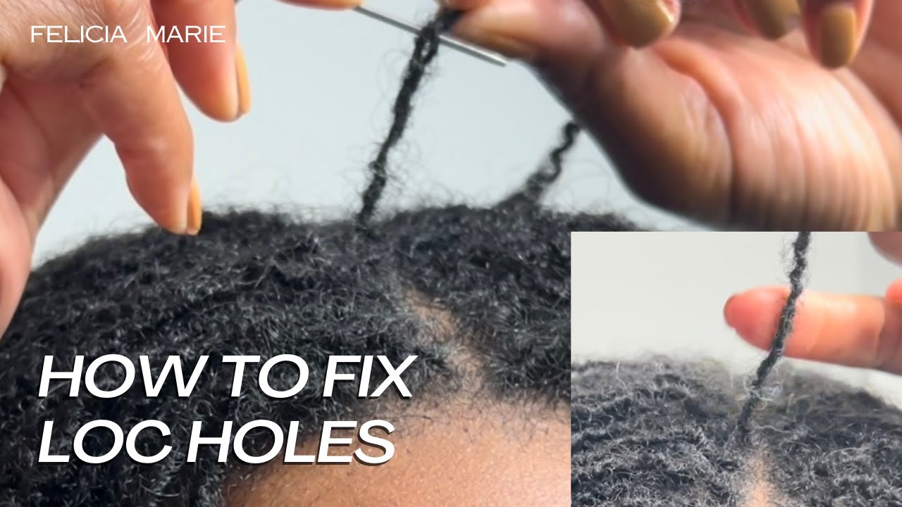 Watch me…fix 2 holes in 1 loc | Microloc Repair