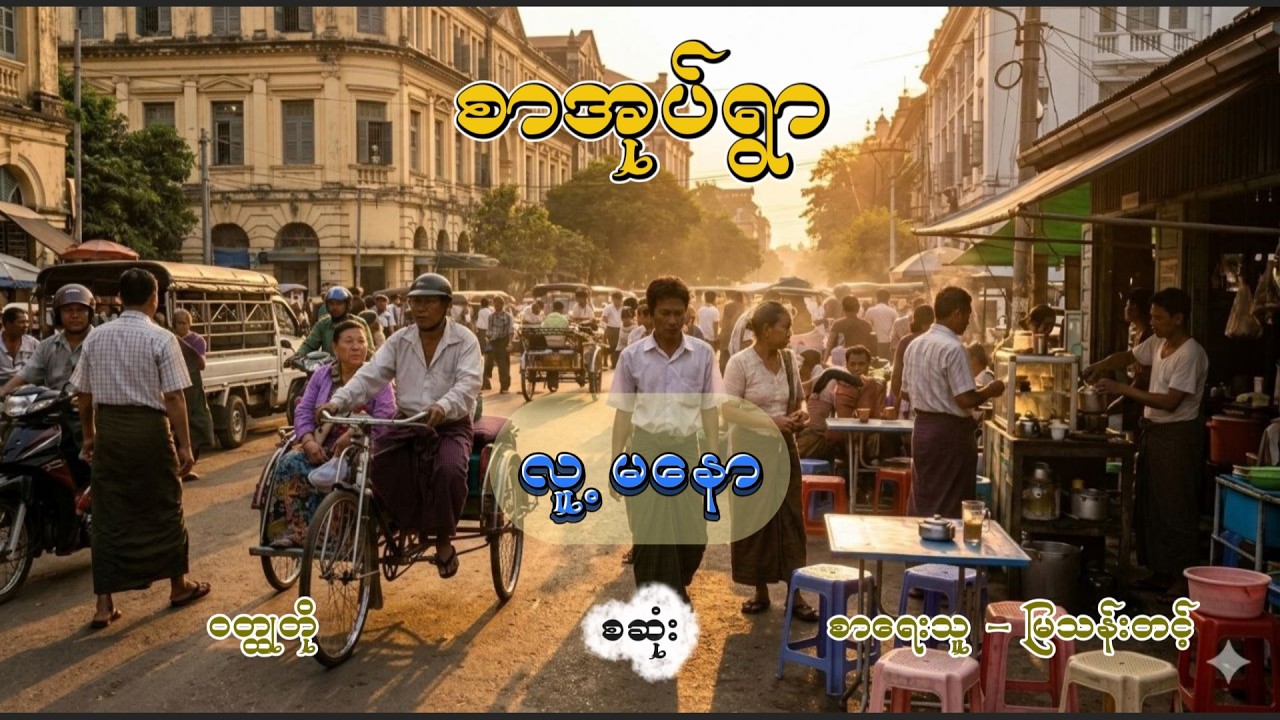 လူ့မနော ဝတ္ထုတို မြသန်းတင့် #myathantint #novelreading #audiobooks #comedy