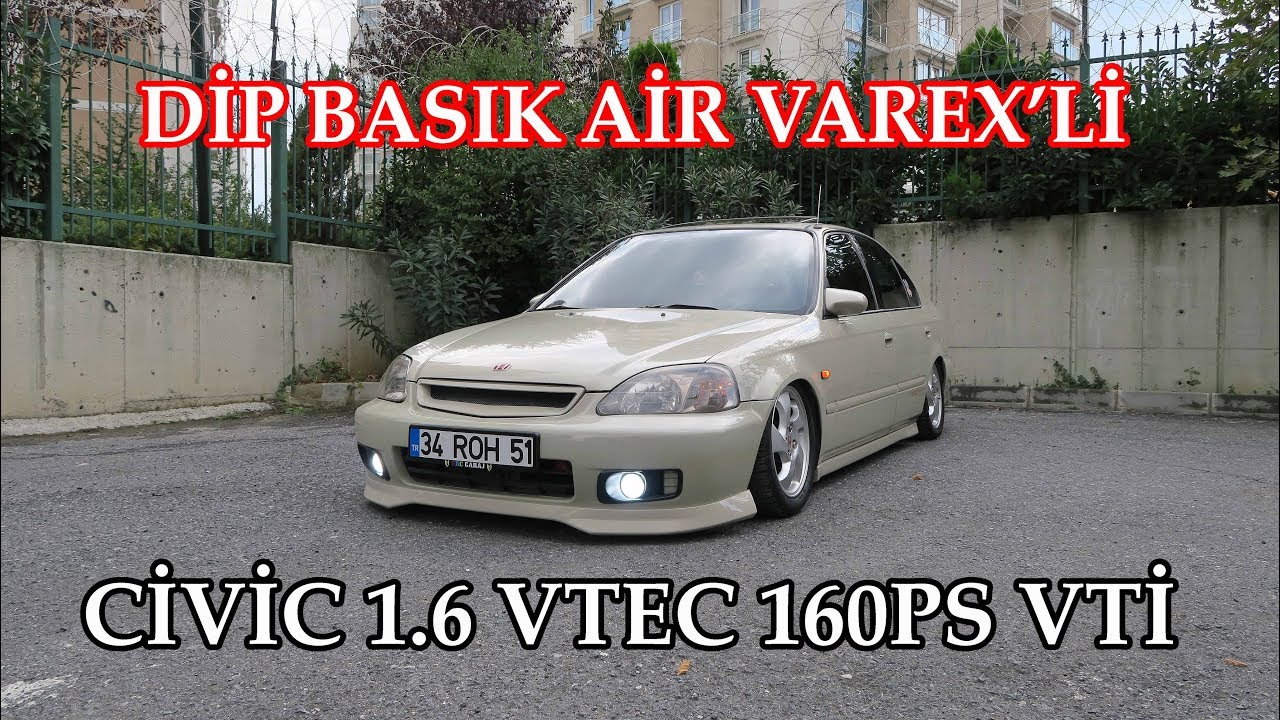 Air'lı Dip Basık 1.6 Vti 160ps Civic Kullandık | VAREX İÇERİR
