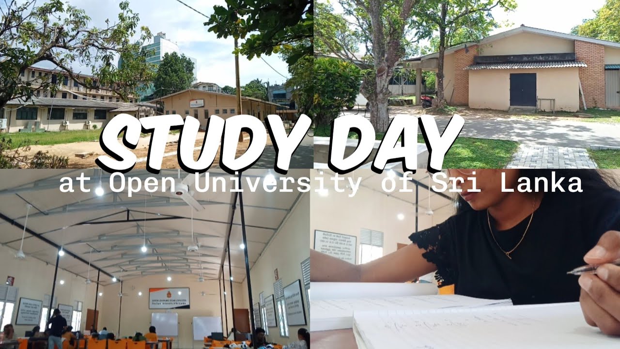 ගානක් අහගන්න ගිය දුරක් 🤭 A small study day at my university 💛 | OUSL vlog