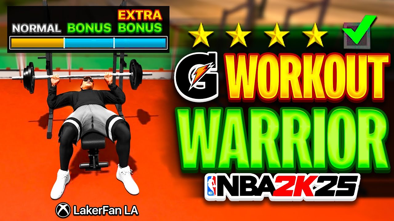 HOW TO UNLOCK GYM RAT FOR UNLIMITED GATORADE BOOST IN NBA 2K25!