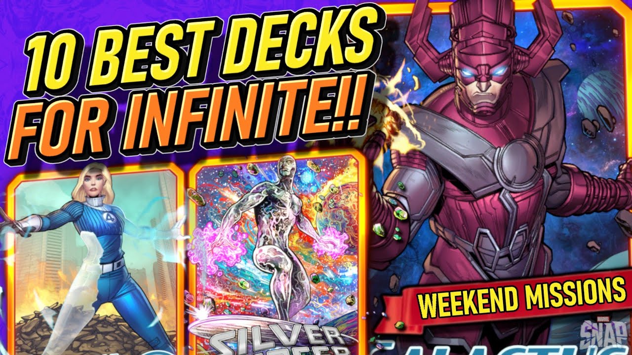 The Top 10 BEST Decks for Infinite by the Stats!