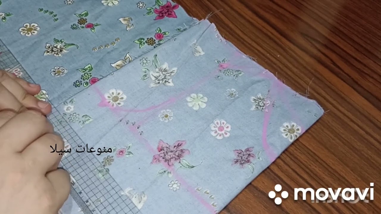 فستان بنوته بربع متر قماش (الجزء الاول)