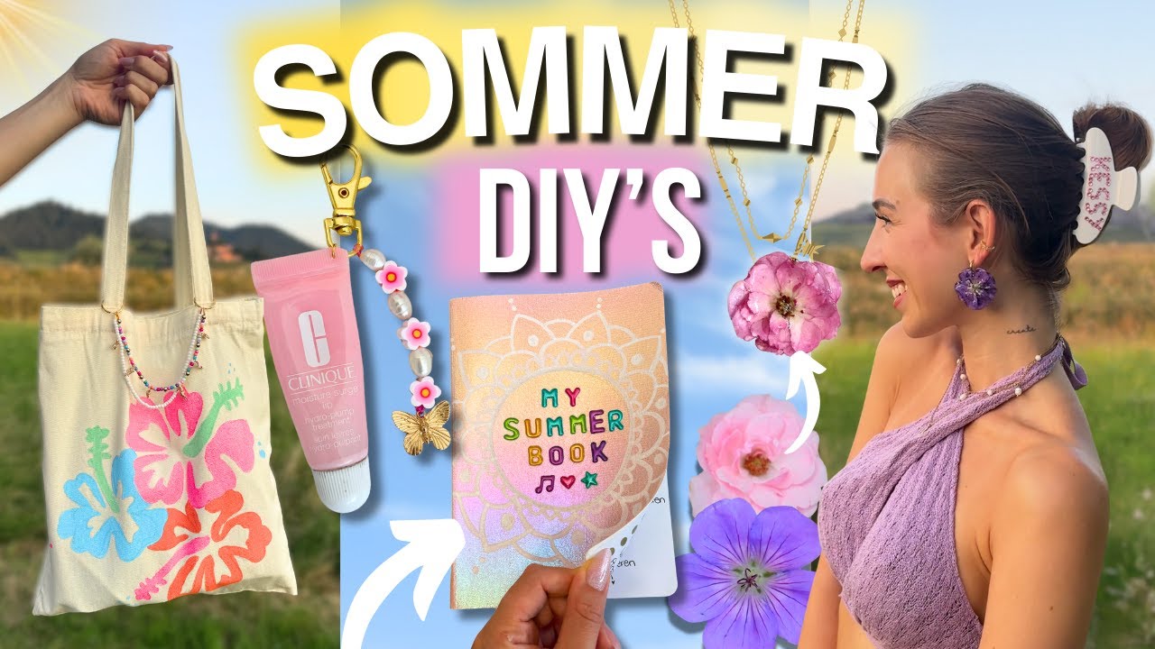 Diese Sommer DIYs MUSST du ausprobieren 🐚･ﾟ✧ AESTHETIC SOMMER DIY's 2024 - Cali Kessy