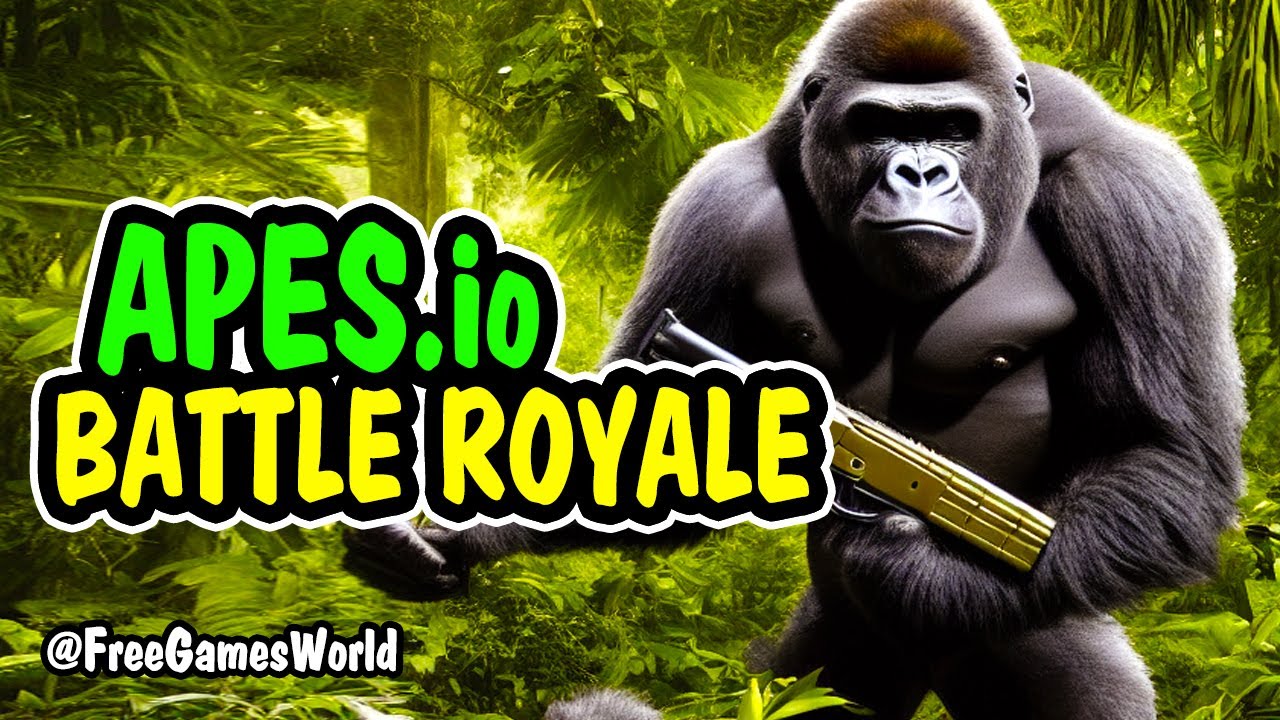 Apes.io is an Endless Multiplayer Battle Royale Game | PC Gameplay | Free Games World