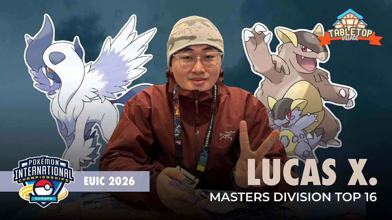 Pokémon EUIC 2026 Masters 9th Place Deck Profile - Mega Absol Kangaskhan - Lucas Xing