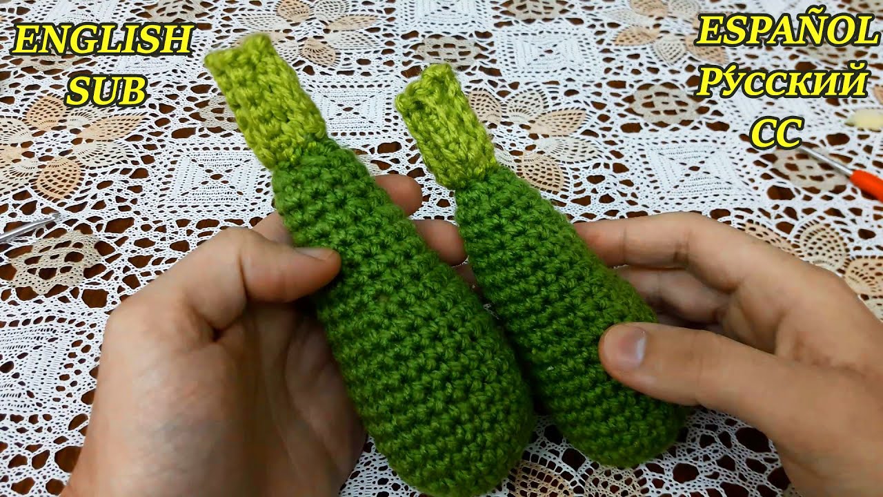 📜 кабачок крючком в первый раз, русский CC