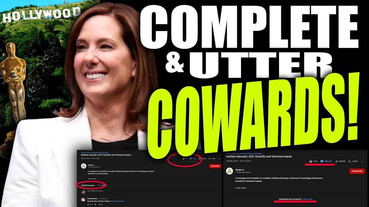 HOLLYWOOD IS FULL OF COMPLETE COWARDS! OSCARS HIDE KATHLEEN KENNEDY BACKLASH!