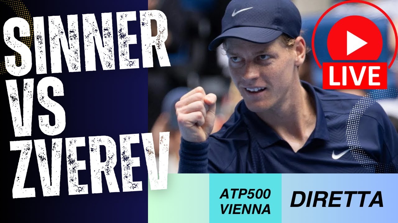 DIRETTA SINNER - ZVEREV🔥🎾 FINALE ATP500 VIENNA
