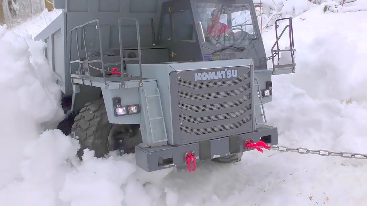 SNOW DAY Madness with HEAVY RC Trucks!