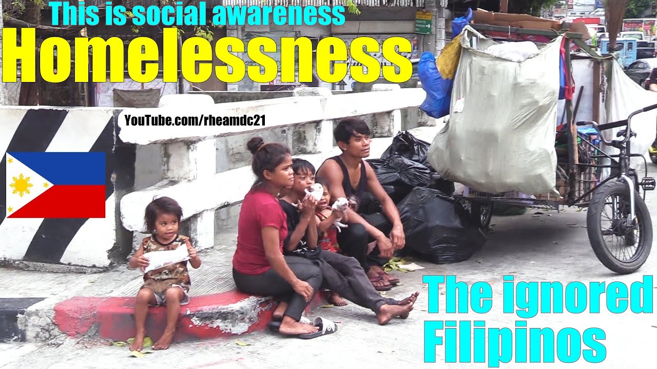 A Big Homeless Family in Manila Philippines Who Found Abandoned Puppies on the Street. Philippines!