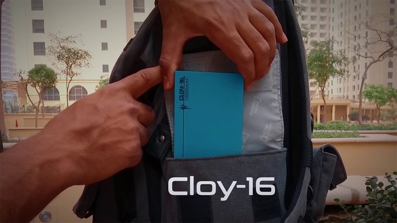 Promate Cloy-16: 16000mAh ShakeView&reg; Technology Powerbank