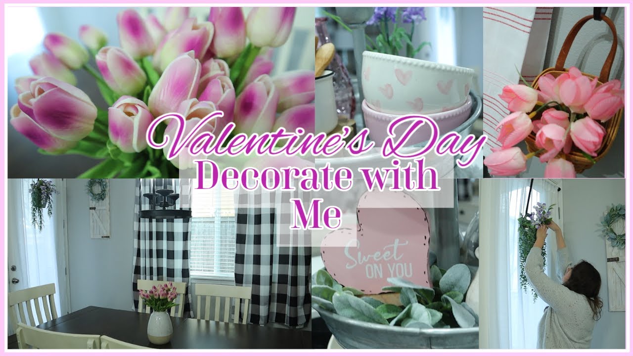 VALENTINE'S DAY DECORATE WITH ME | HOME DECORATING IDEAS AND INSPIRATION 2023