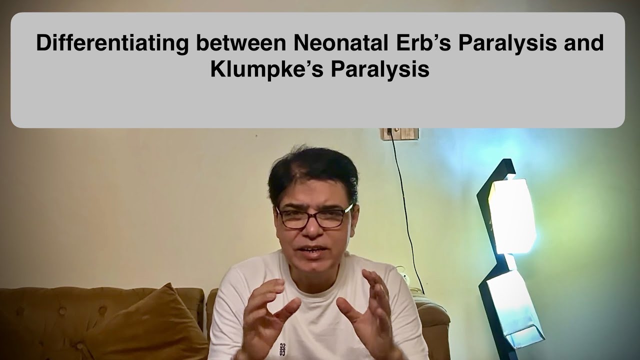 Differentiate between Erbs Paralysis and Klumpke’s paralysis based on ONE single clinical sign