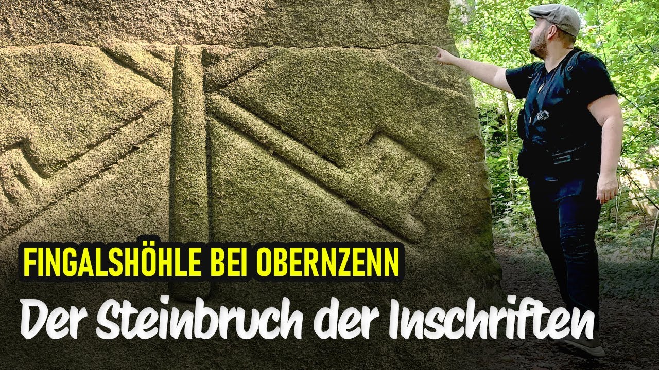 Fingalshöhle bei Obernzenn - Der Steinbruch der Inschriften