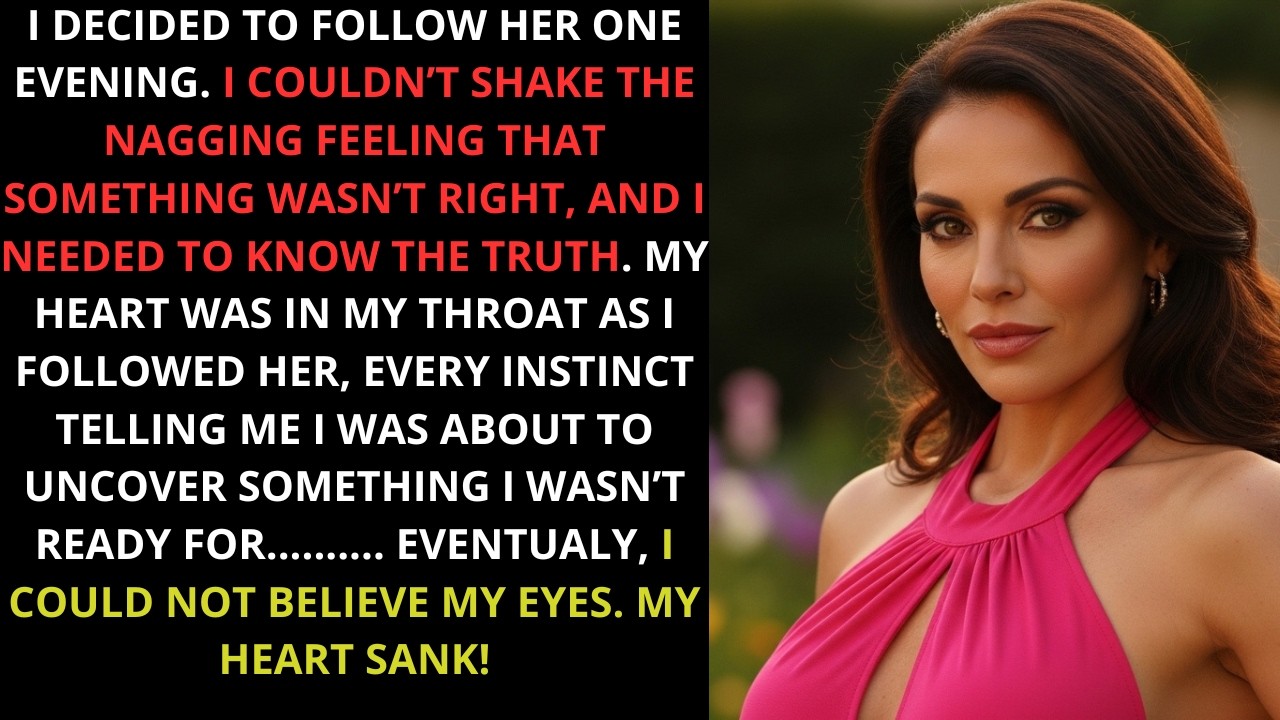 I Followed Her Behind… What I Discovered Made My Heart Drop Instantly