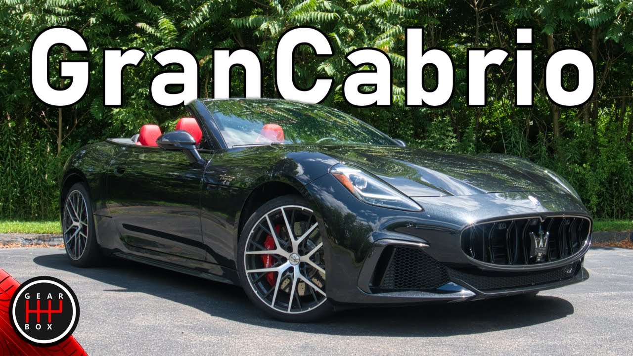 2025 Maserati GranCabrio Trofeo // Is It Worth $200,000+?! // Full Review