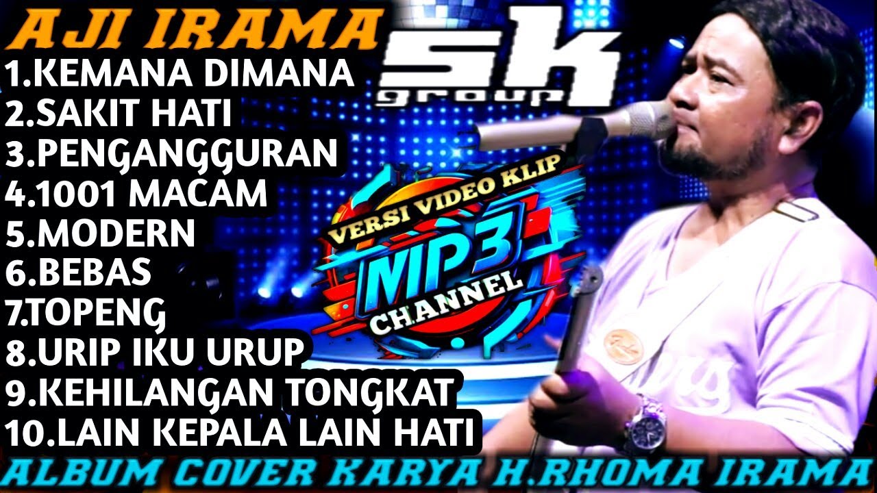AJI IRAMA||SK GROUP||ALBUM COVER KARYA H.RHOMA IRAMA