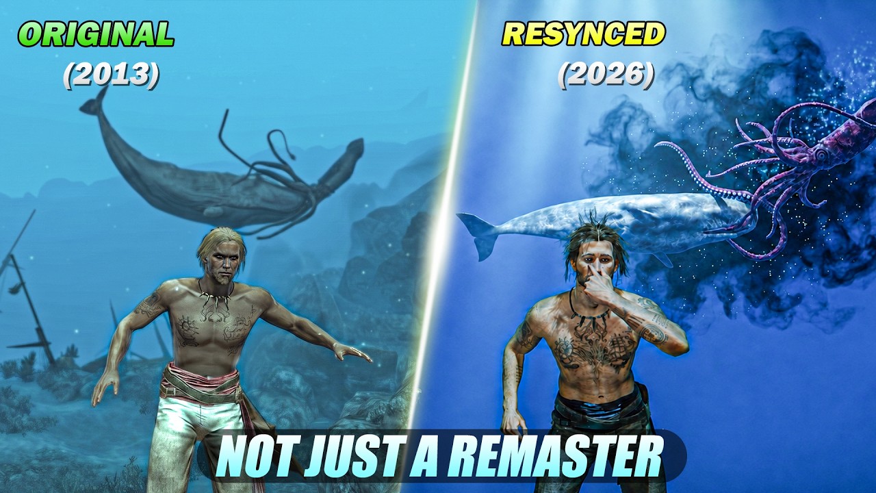 Assassin's Creed Black Flag Resynced vs Original | Every Major Difference