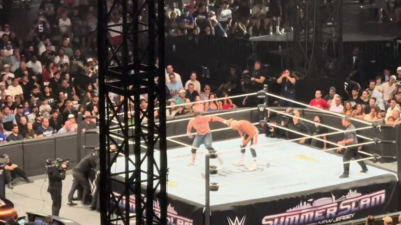 WWE SummerSlam Night 2 - Cody Rhodes vs John Cena (Intros/Key moments/Ending/Aftermath)