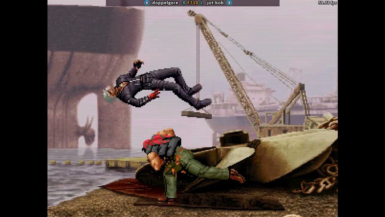 fightcade 2 kof 2000 doppelgore (Japan) vs jot-bob (Korea)