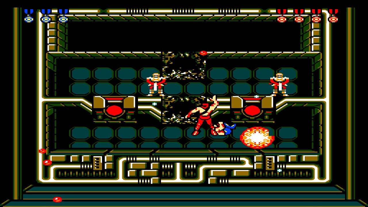 Contra HD, gameplay in Sync-/2-player-mode/2THREADs, (NES, game)