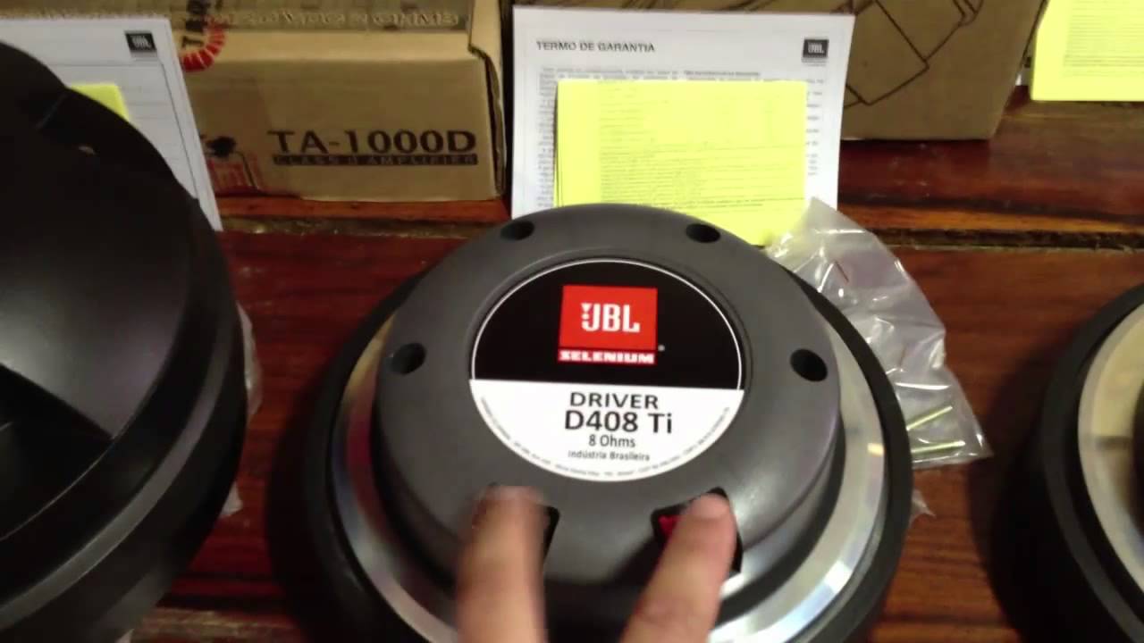 Comparação: Drivers Selenium 2 Pol. D405, D405 Trio, D4400 TI, D408 TI e misturar Drivers, Pode?