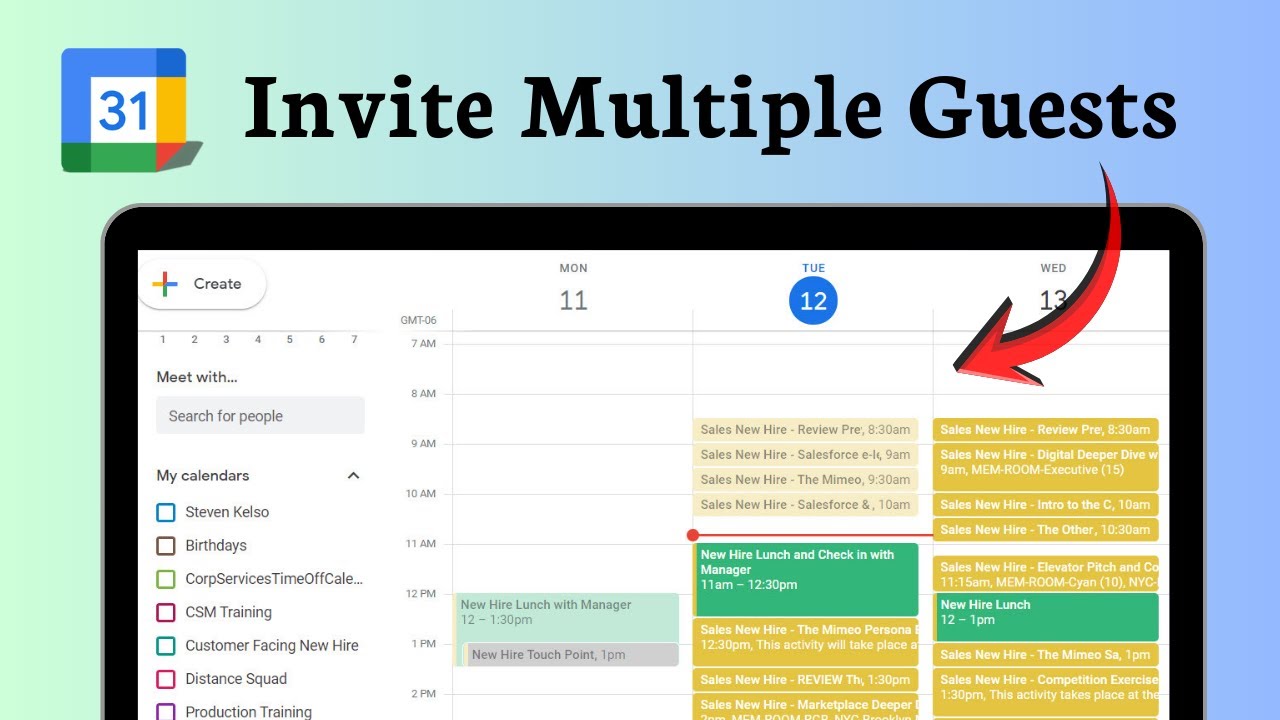 How to schedule a meeting with multiple guests in Google Calendar