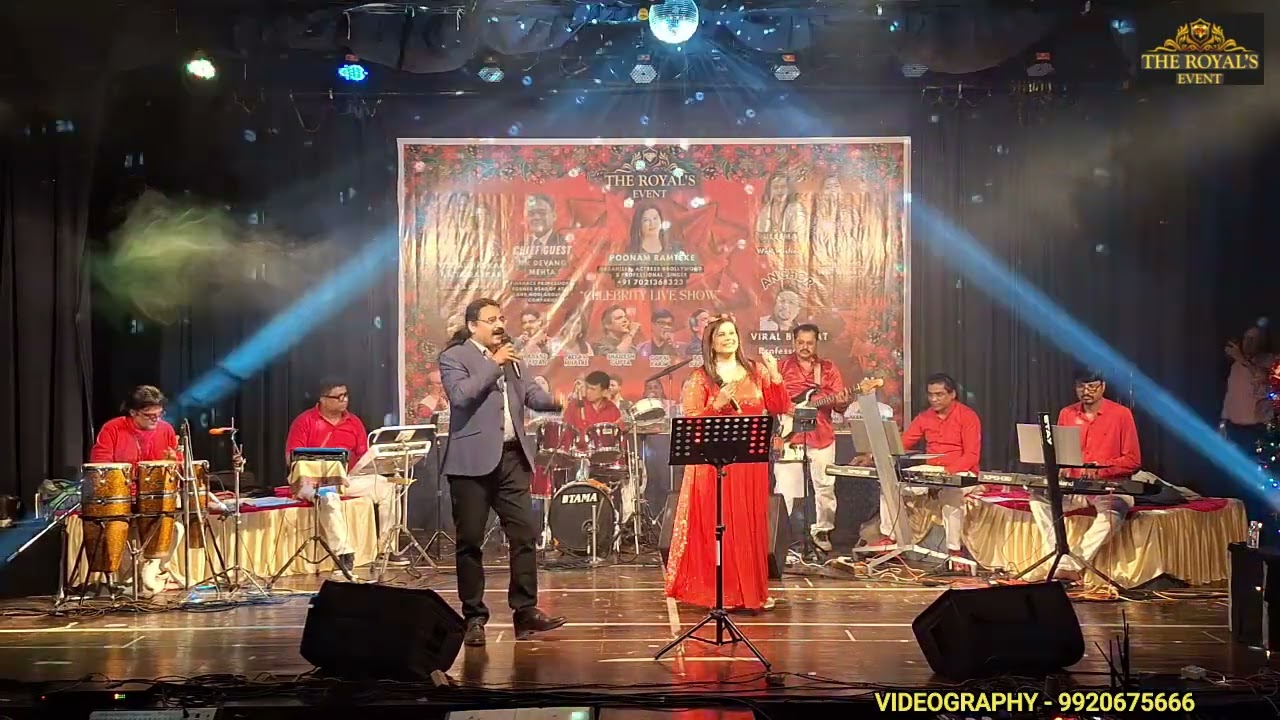 Aaja Aaja Main Hoon Pyar - Poonam & Prasad | Live at The Royal’s Event - Celebrity Live Show 2025
